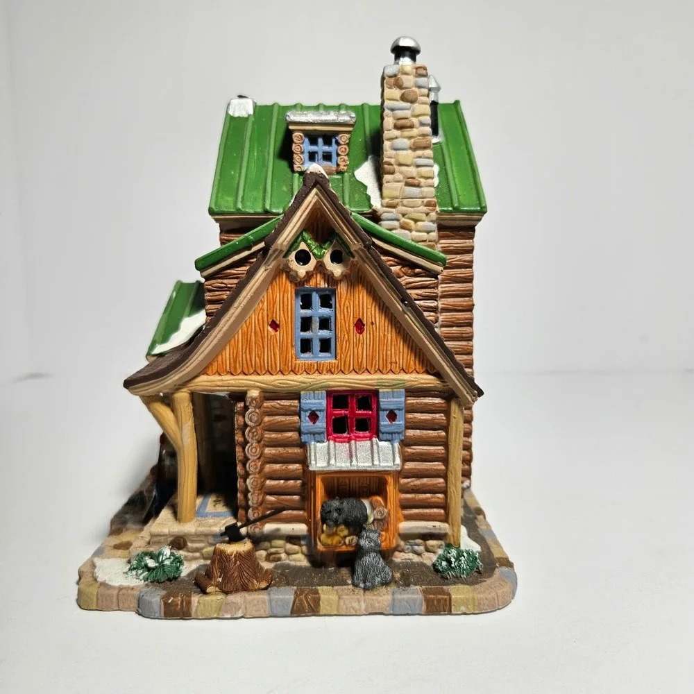 Lemax Signature Collection Cozy Cabin Lighted Building Michaels Exclusive 2010
